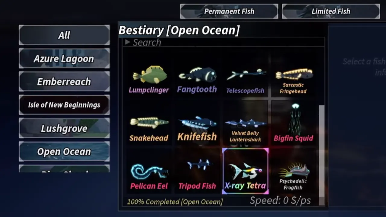 open ocean bestiary fisch