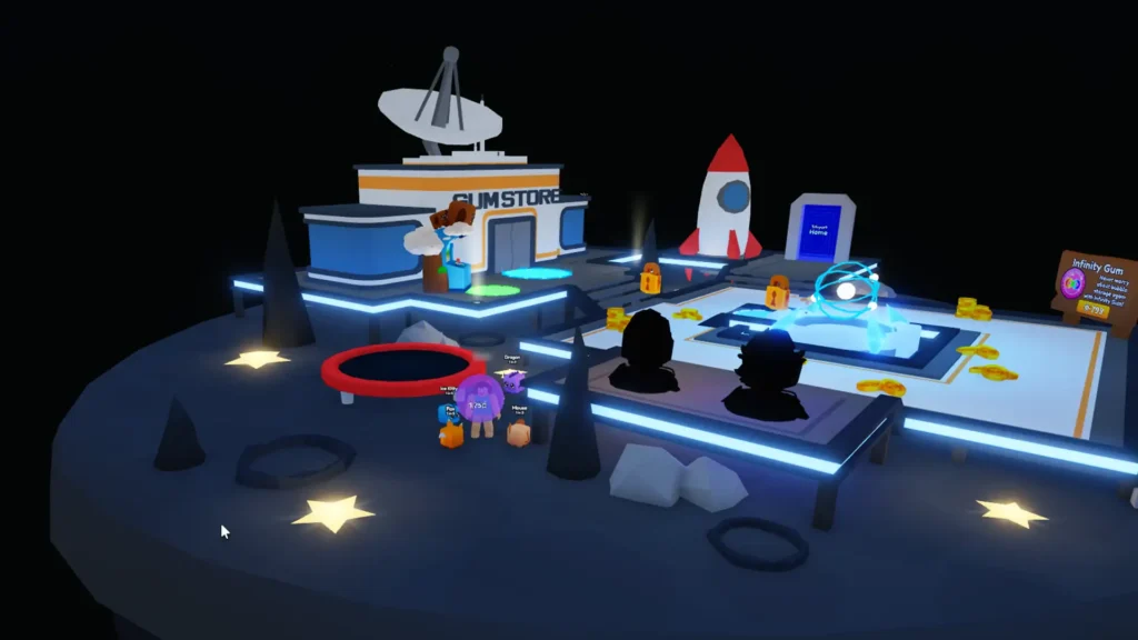 outer space island Bubble Gum Simulator Infinity