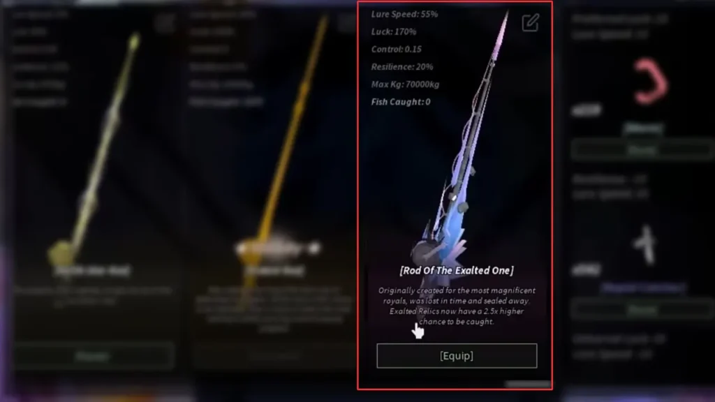rod of the exalted one fisch