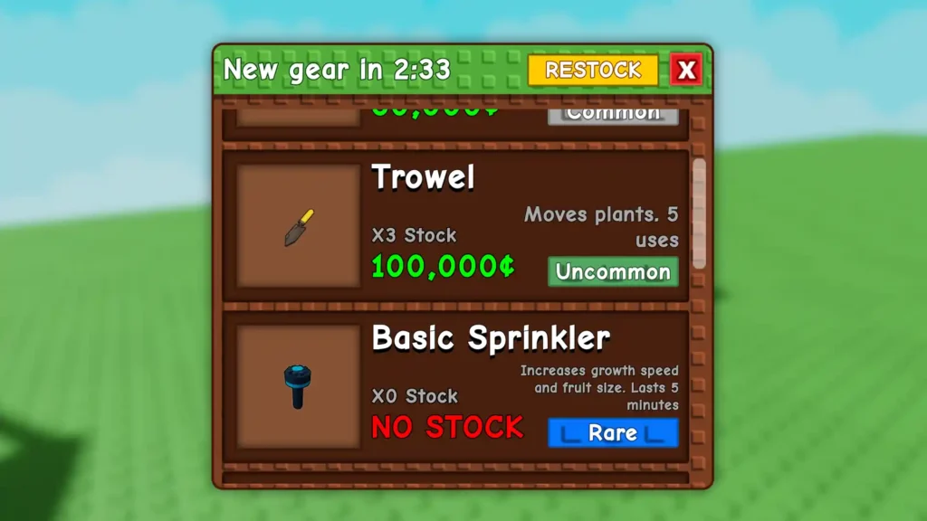 trowel grow a garden