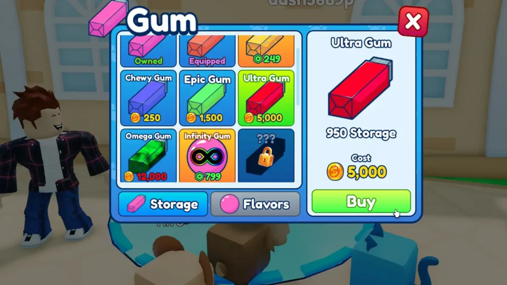 ultra gum to get to floating island