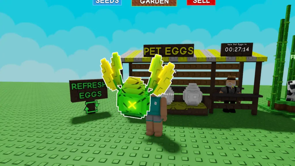 bug egg grow a garden