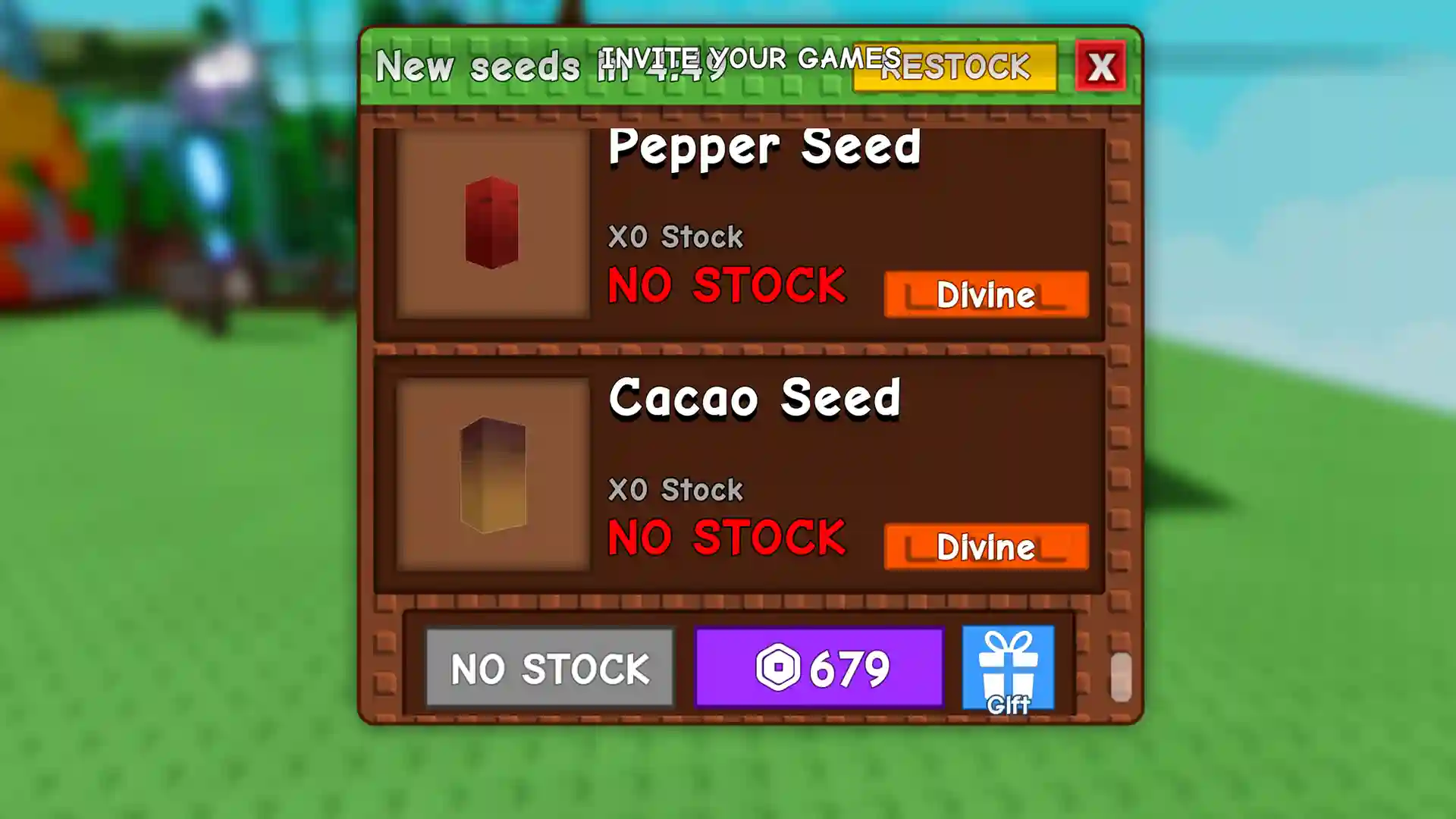 cacao seed in sams shop