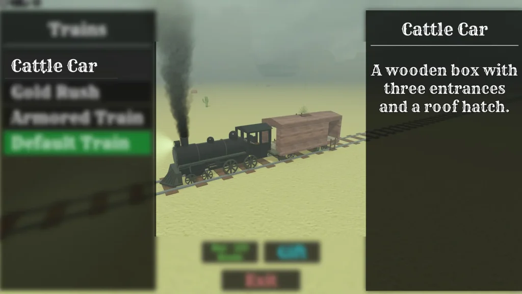 cattle car train dead rails