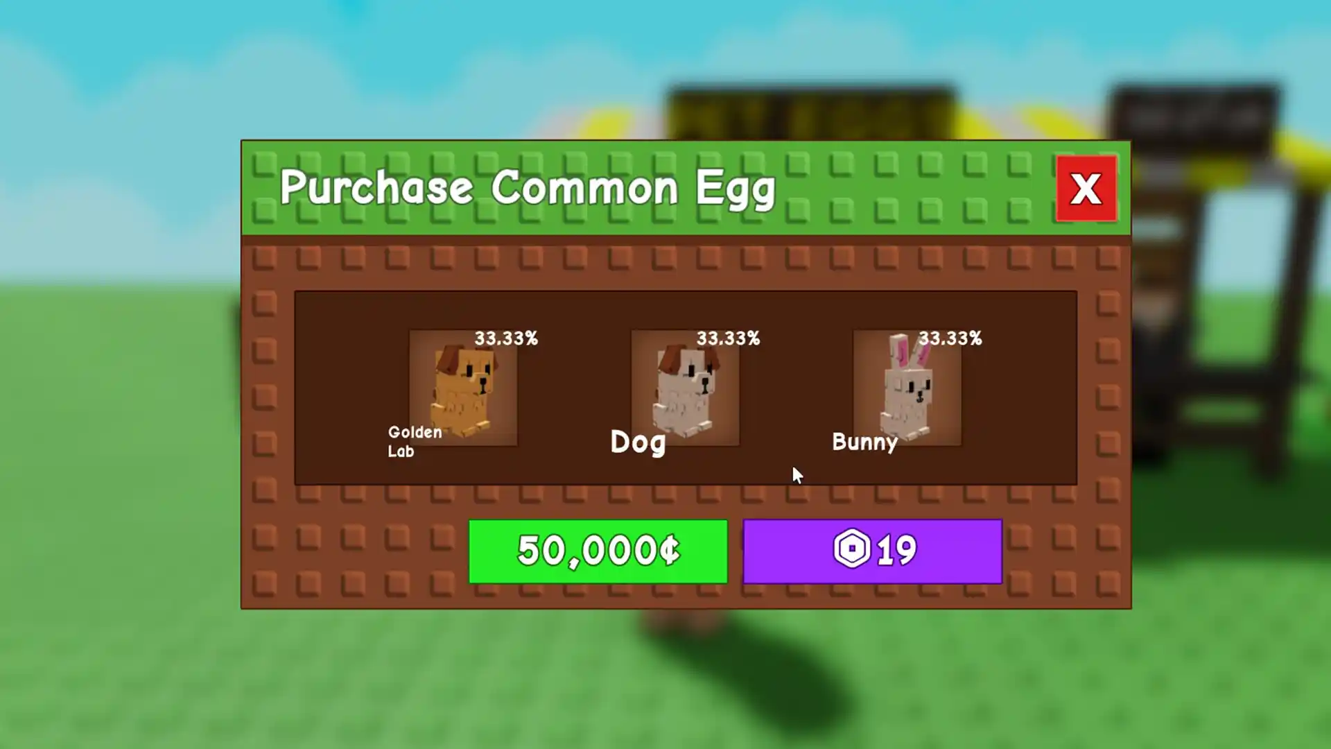 common egg chances grow a garden
