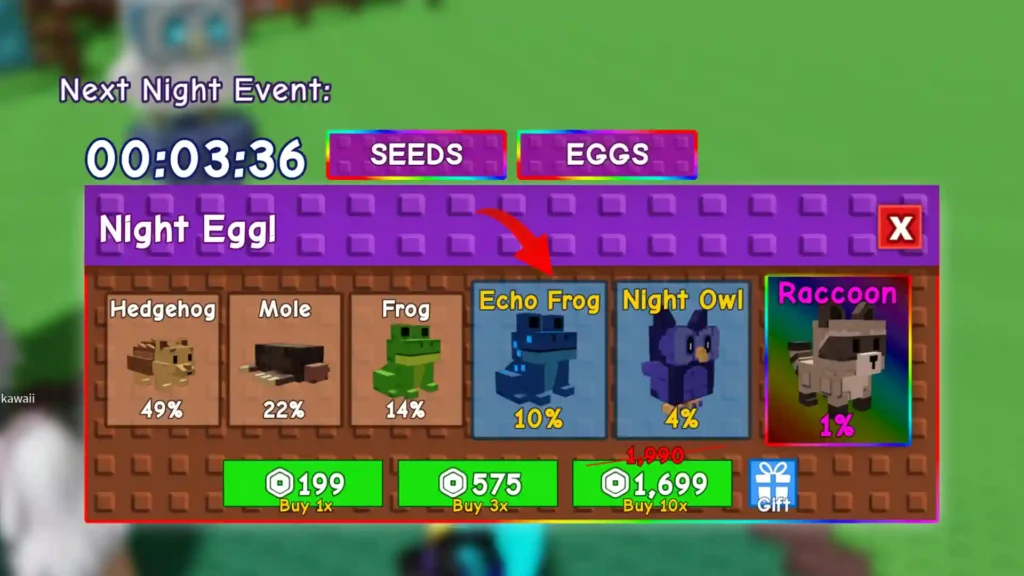 echo frog grow a garden