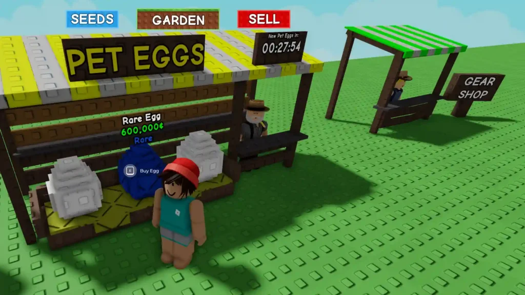 gear shop and pet eggs shop