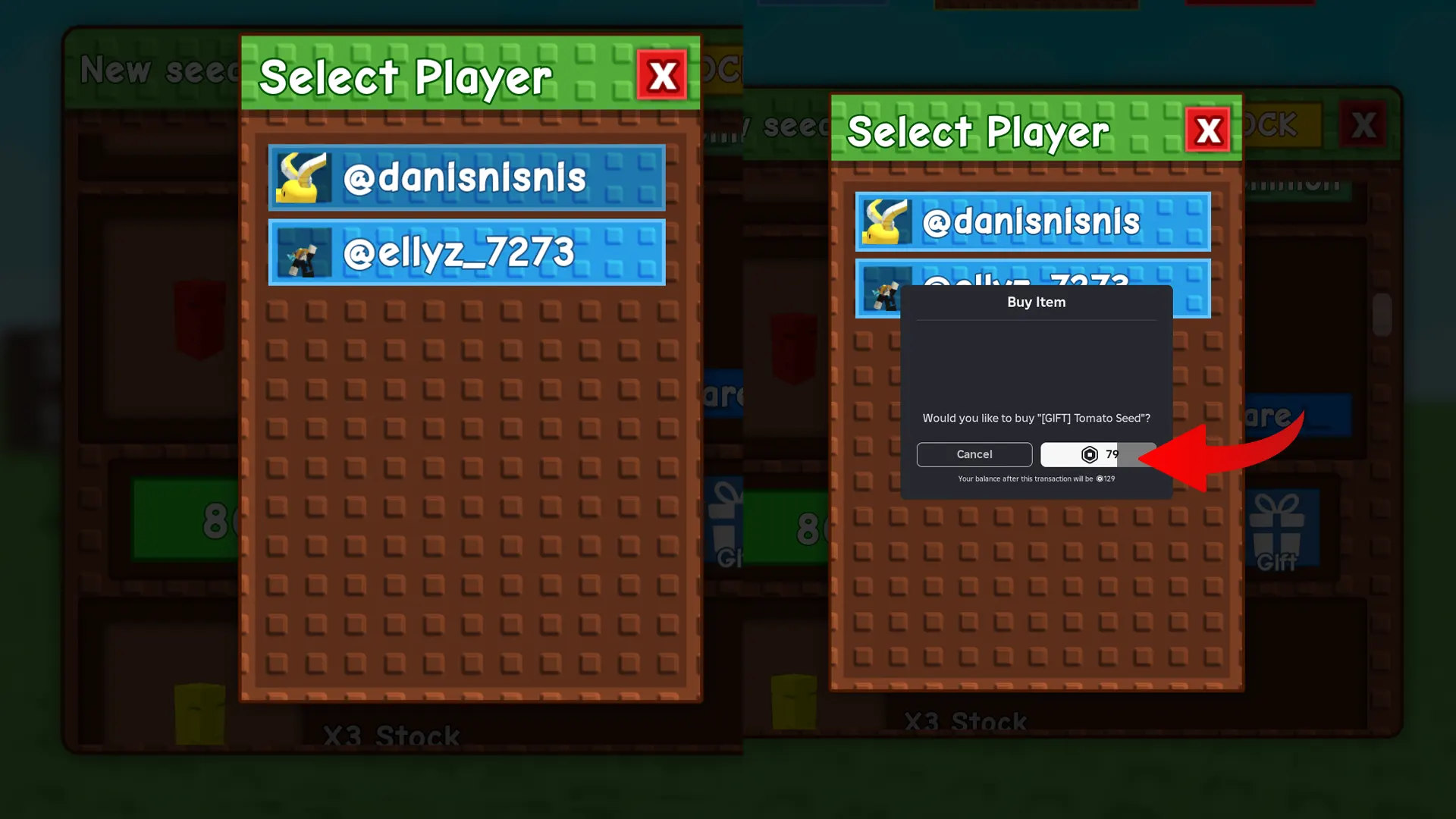 gift seed to players in grow a garden roblox