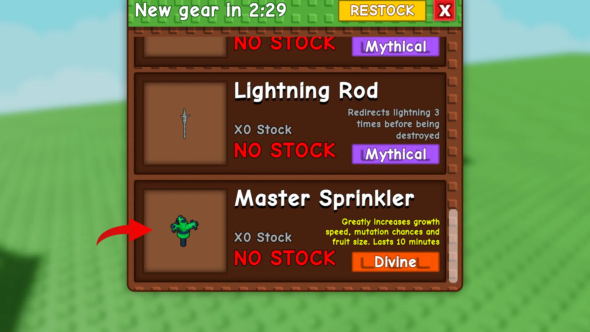 master sprinkler