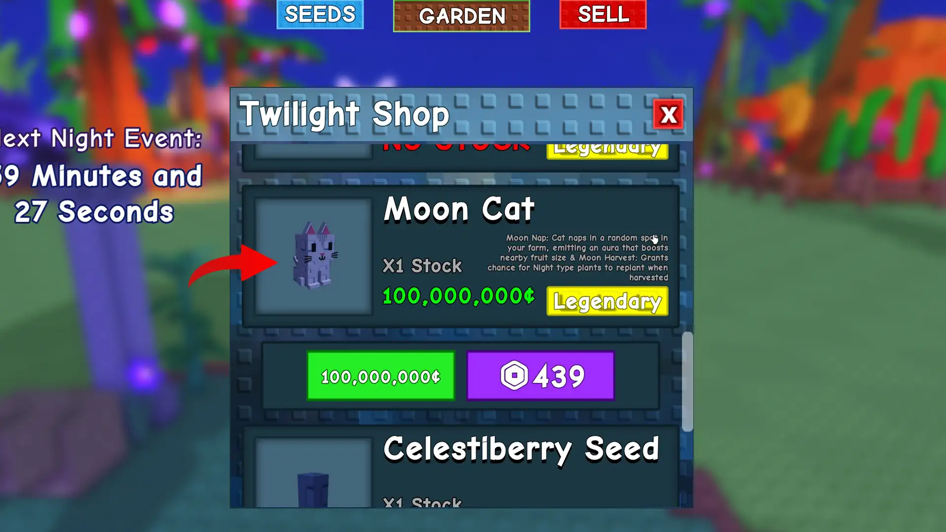 moon cat grow garden
