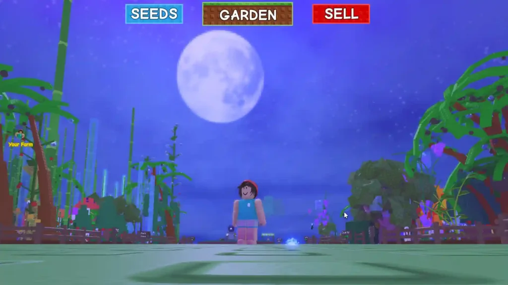 night time in grow a garden