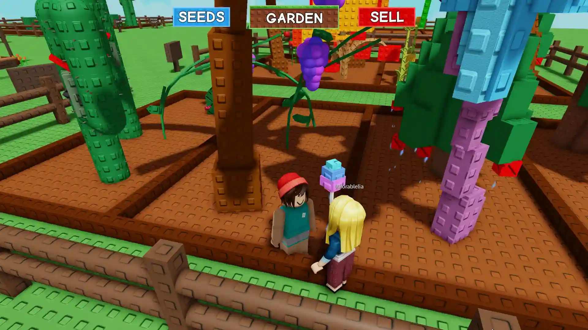 player gifting candy blossom