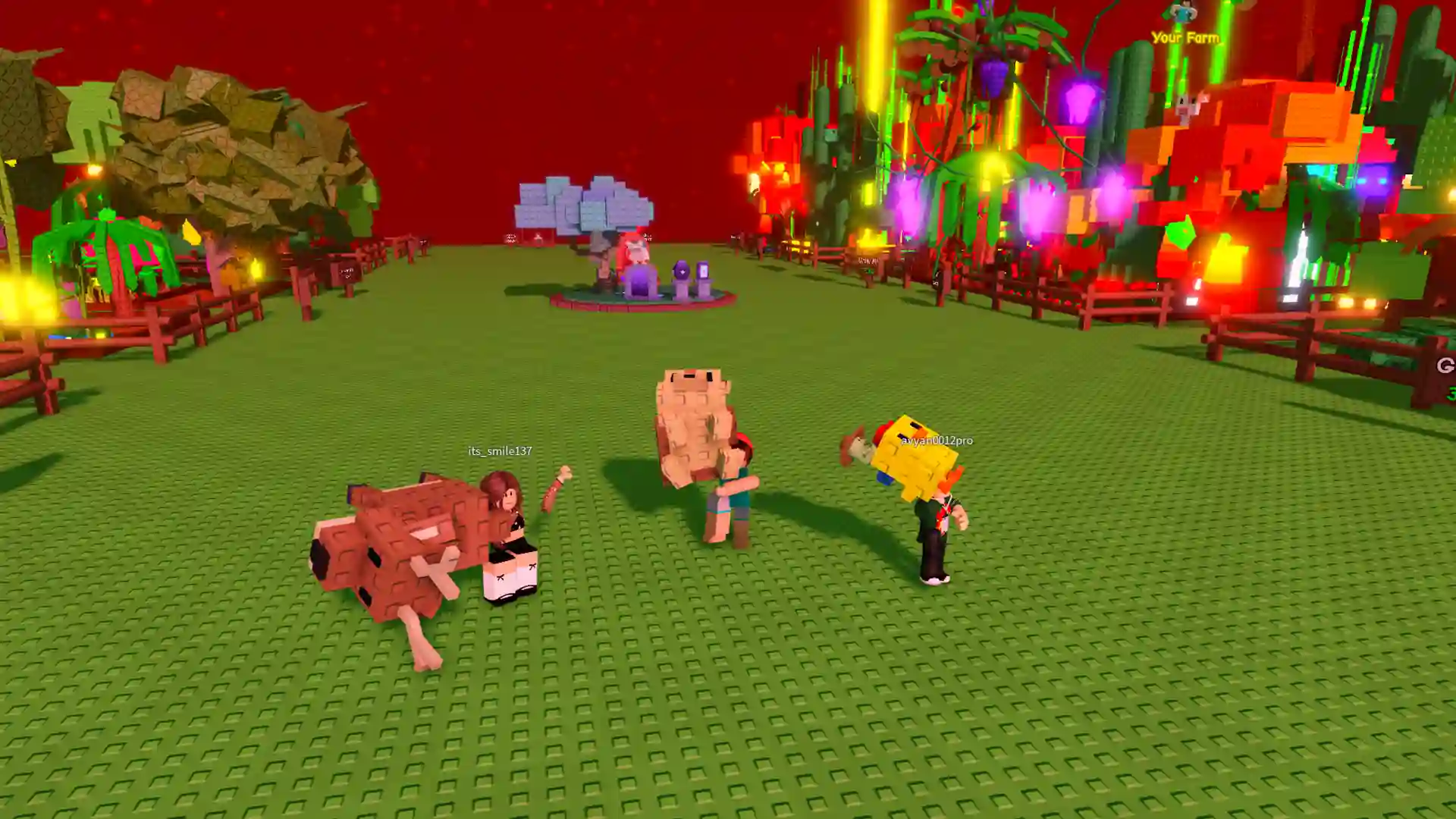 players dancing with pets during disco mutation event