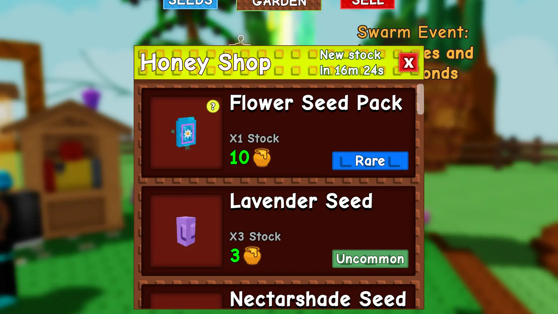 flower seed pack for crafting