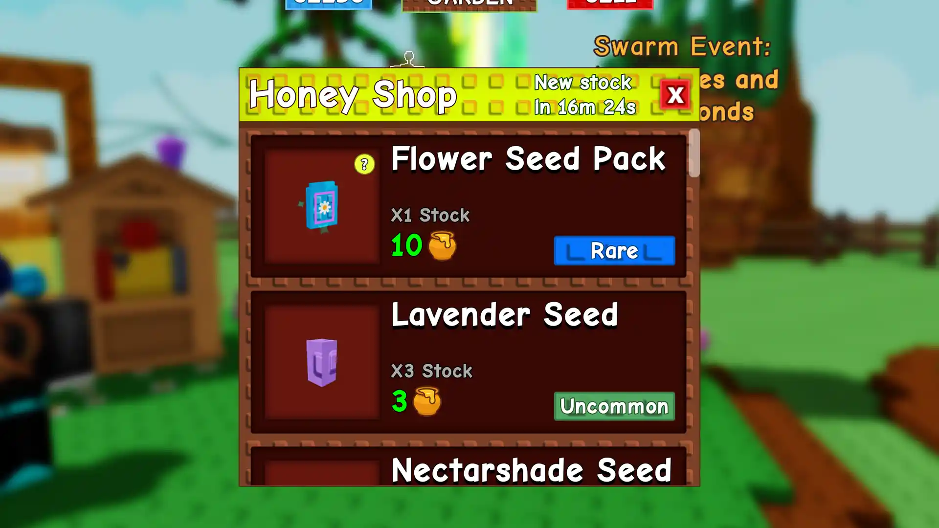 flower seed pack for honey