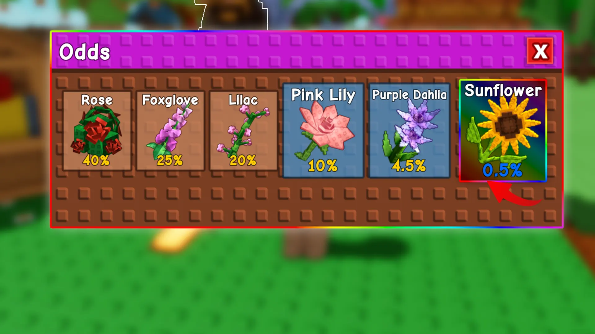 flower seed pack from bizzy bee