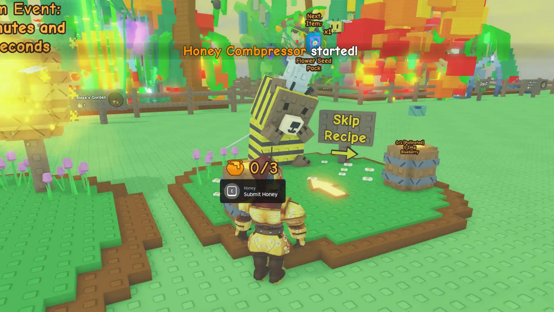 honey bee crafter quests rewards grow garden