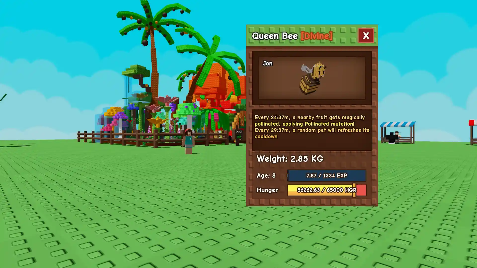 queen bee divine pet grow a garden