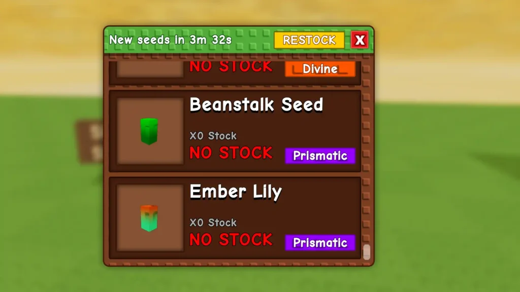 restocking seeds grow garden stock notifier