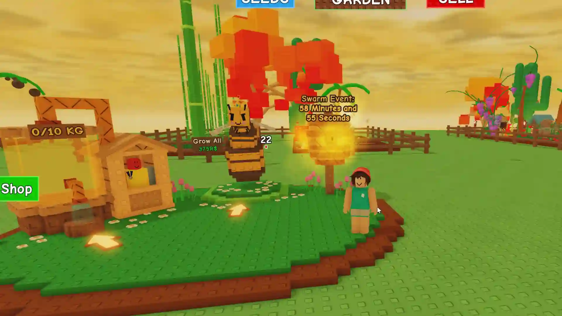 set a timer for the bee event