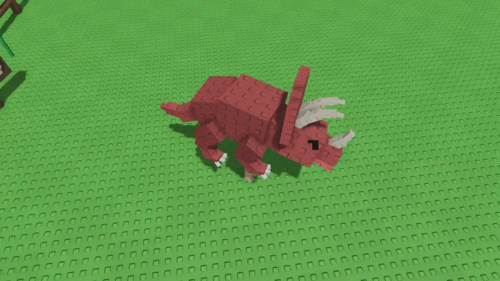 Triceratops grow garden