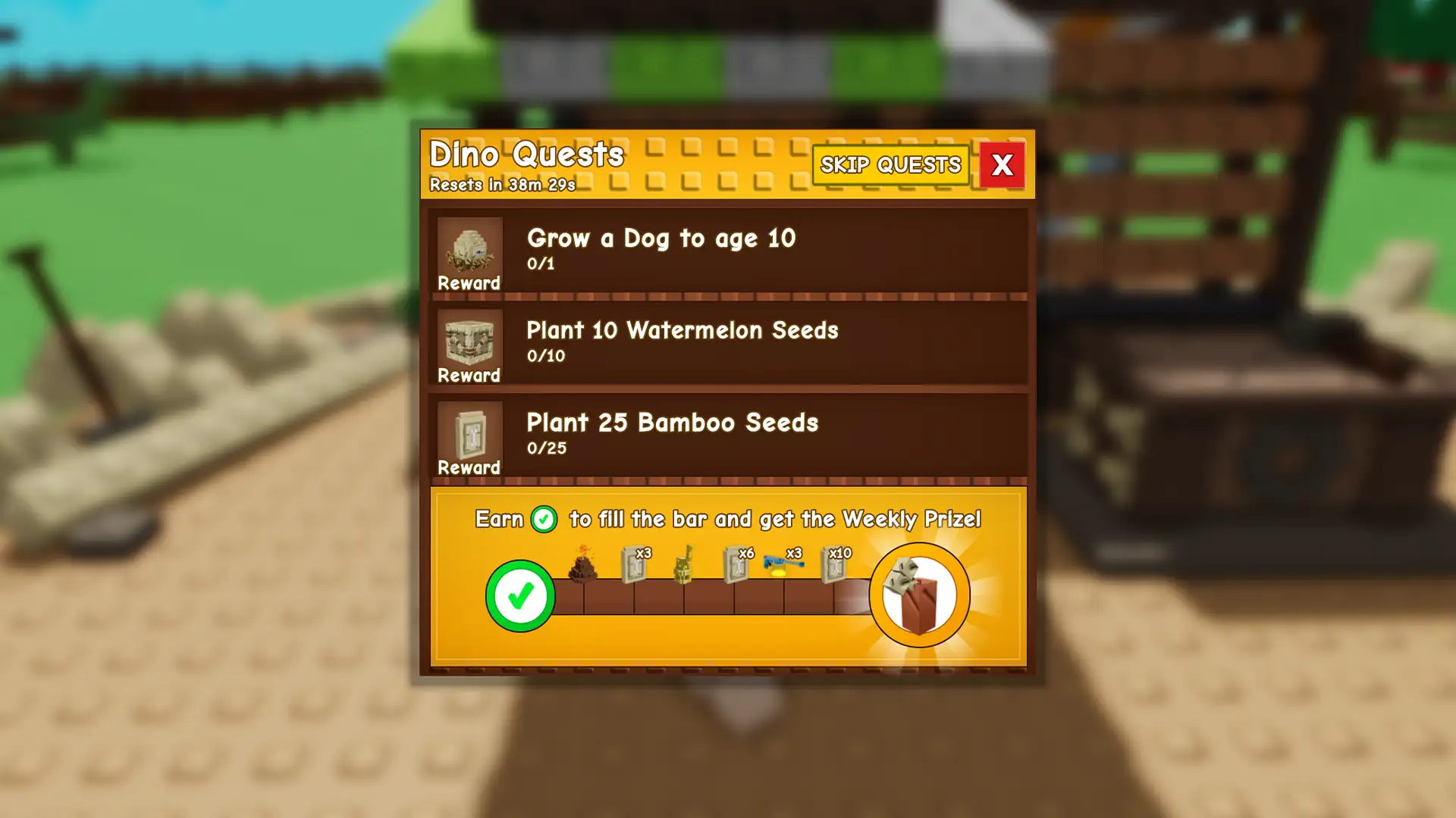 dino quests grow garden