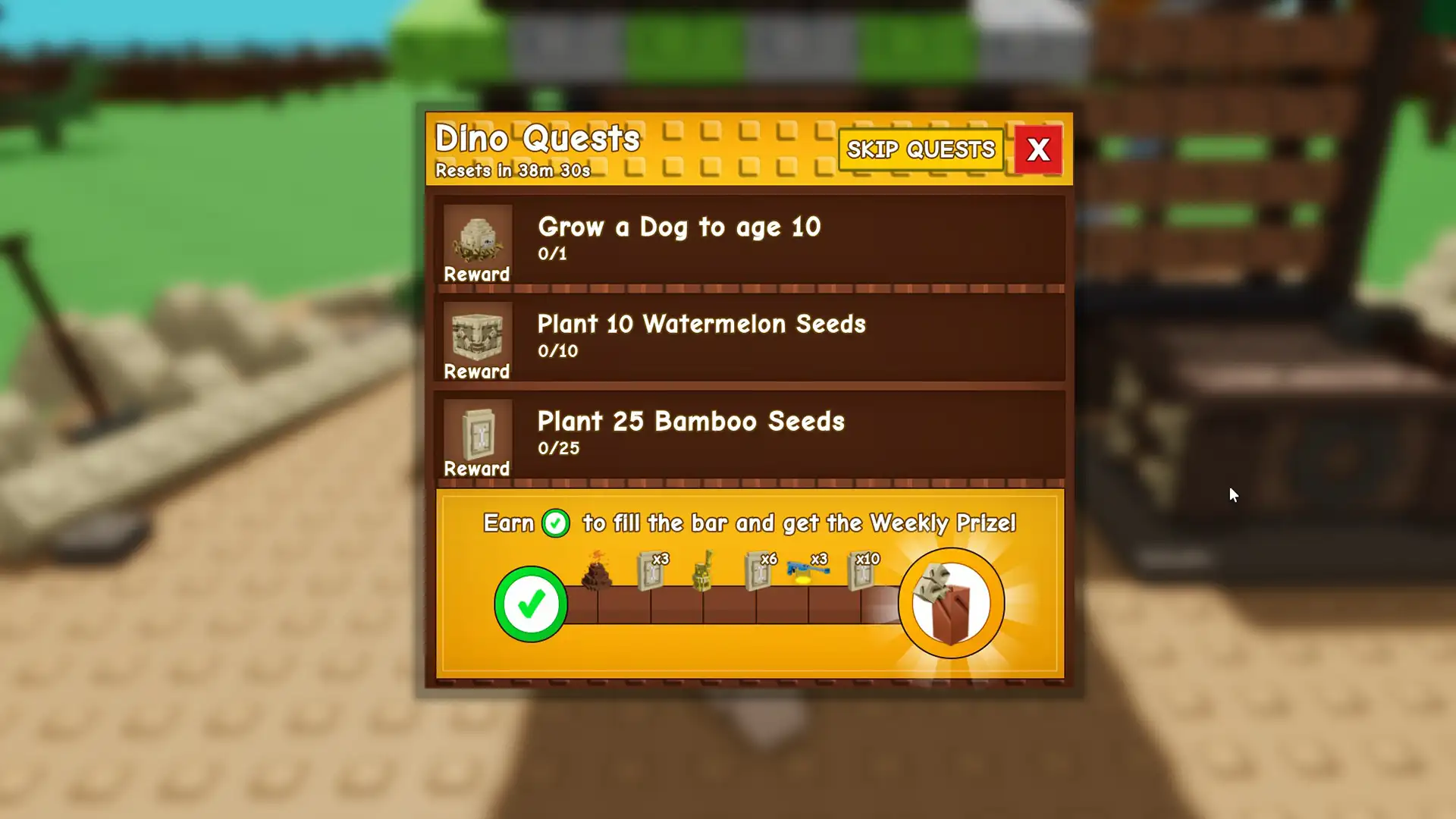 dino quests