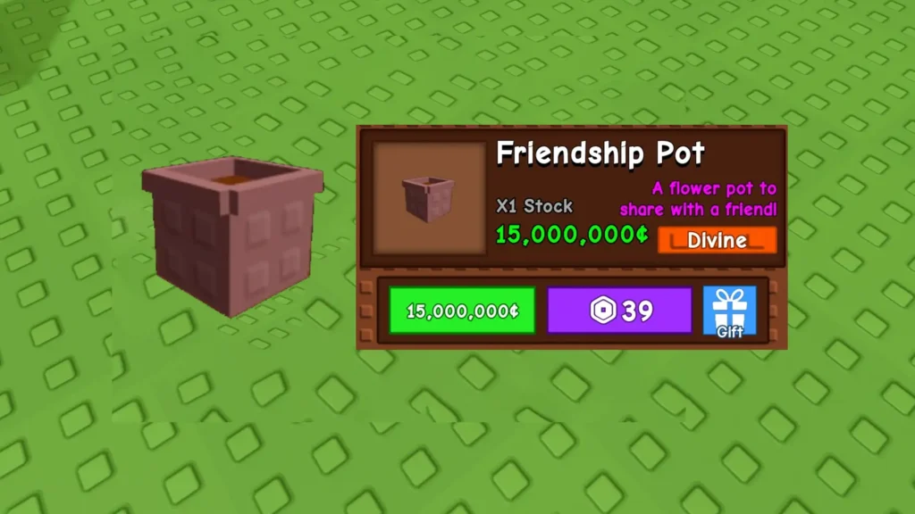friendship pot grow garden