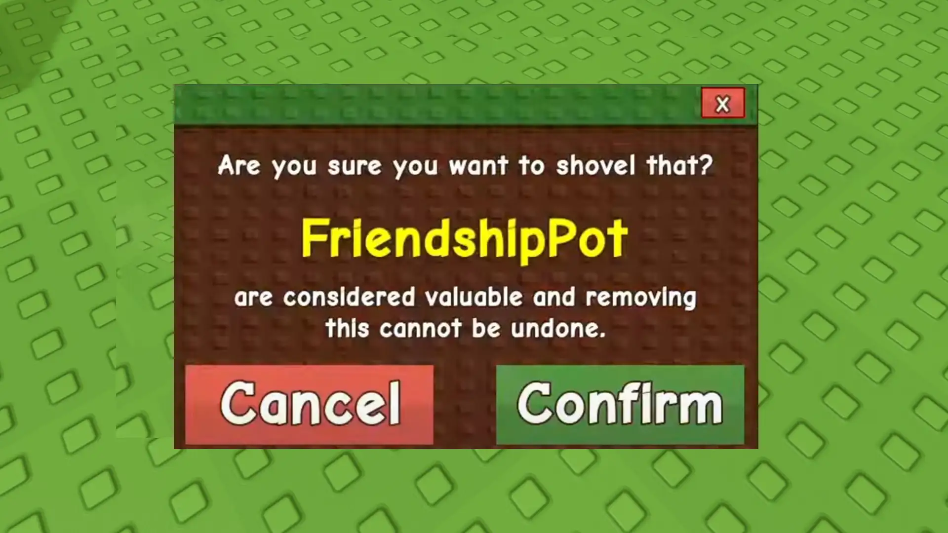 get rid of friendship pot