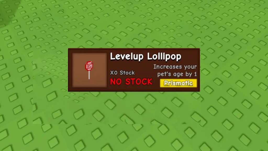 level up lollipop prismatic
