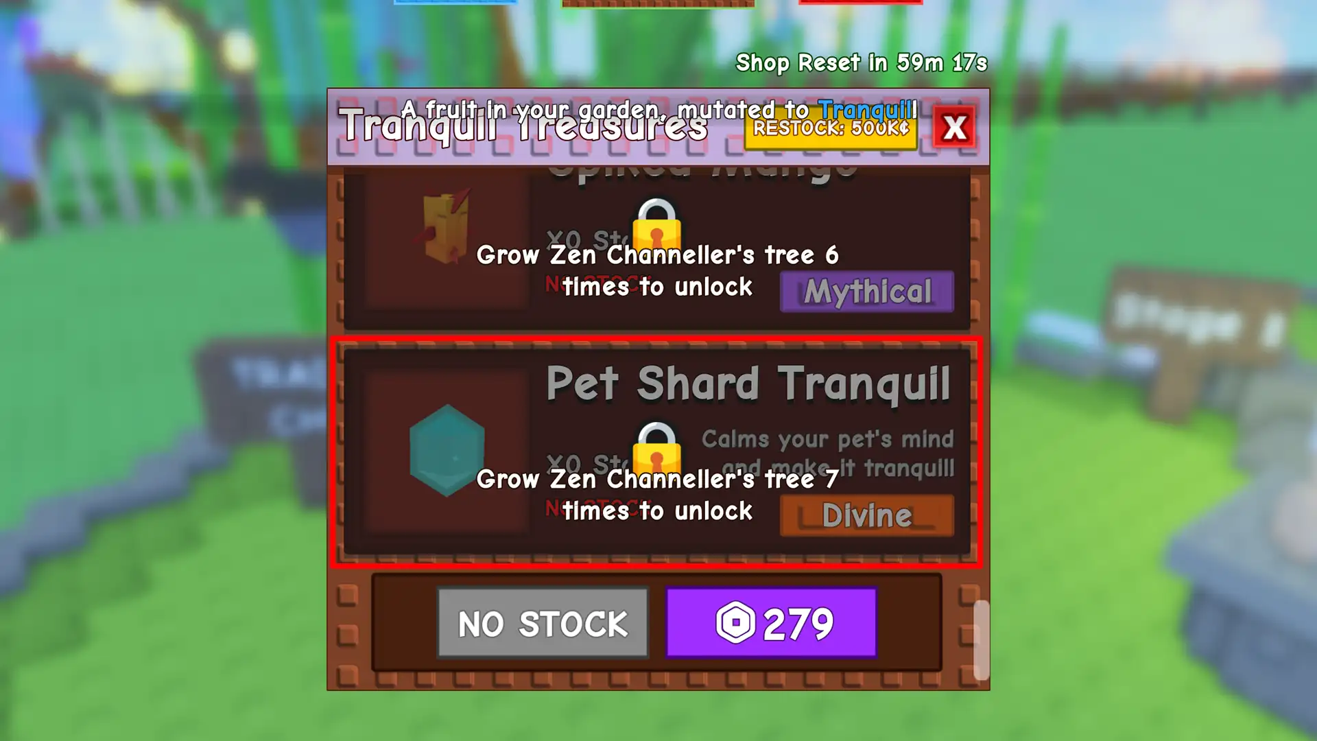 pet shard tranquil grow garden