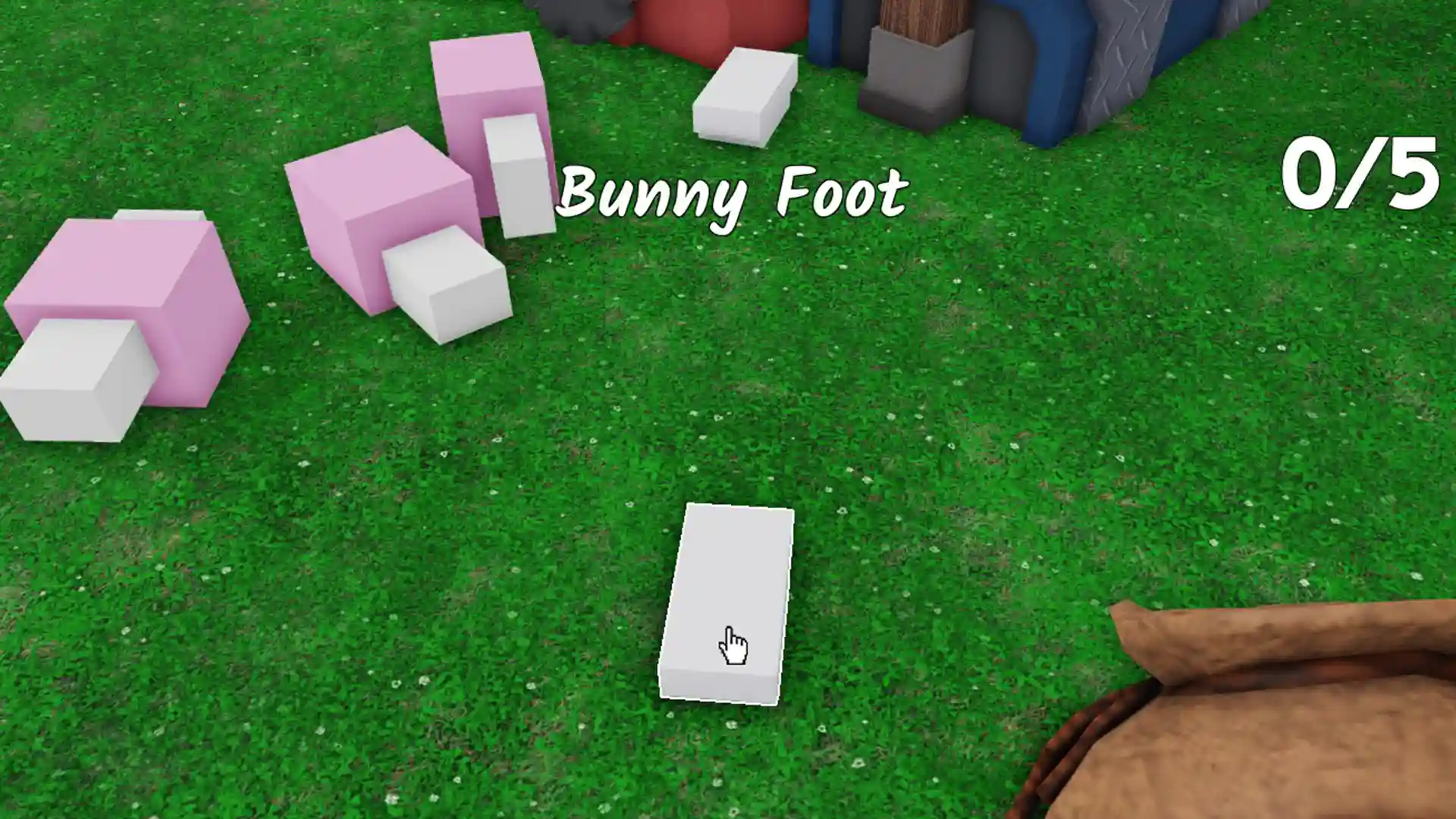 bunny foot crafting item