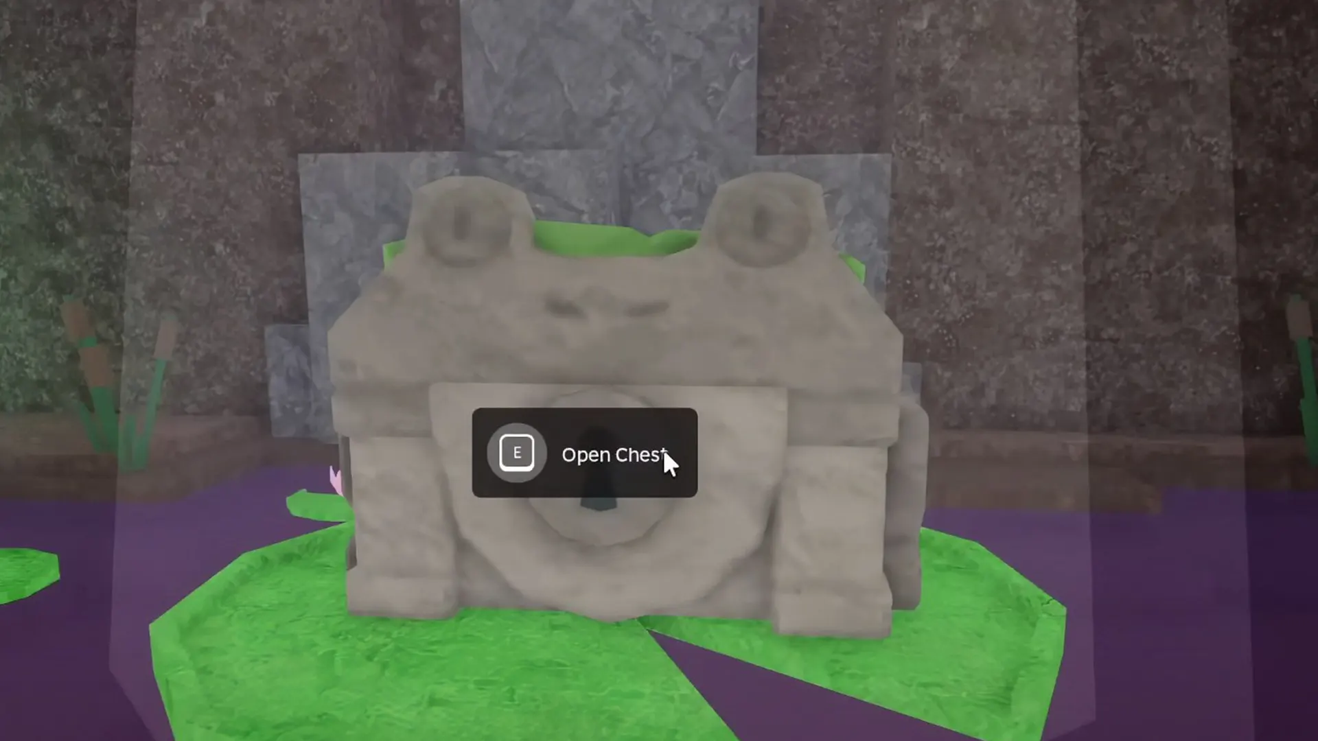 frog chest in cave opened by keys in 99 nights forest