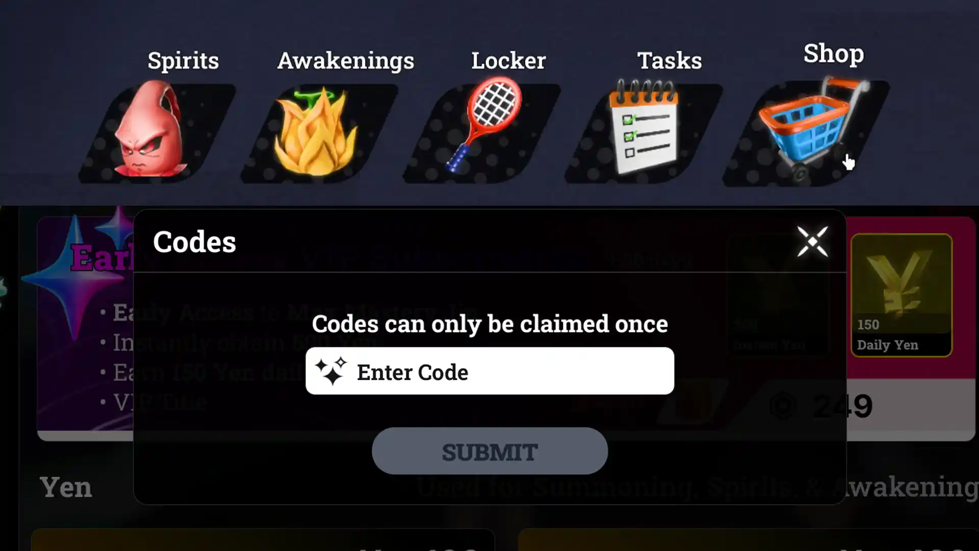 how to redeem racket rivals codes