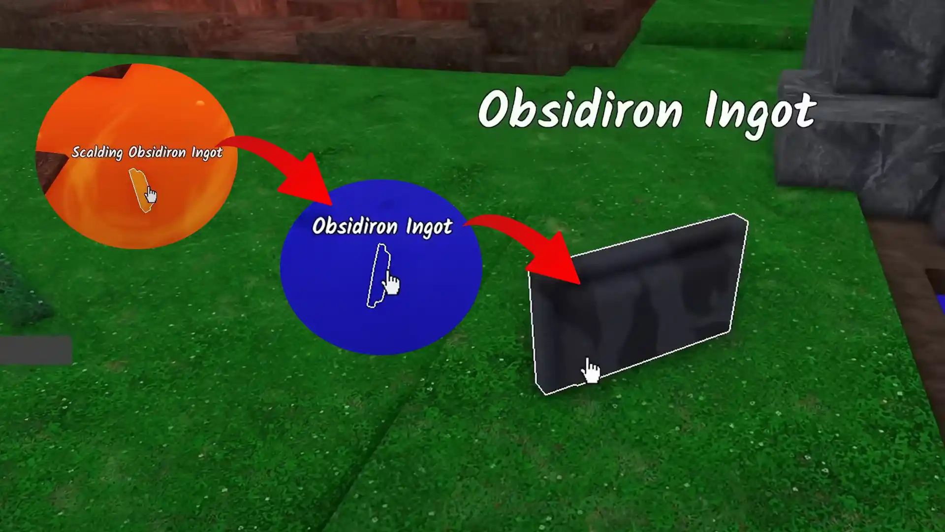 obsidiron ingot 99 nights