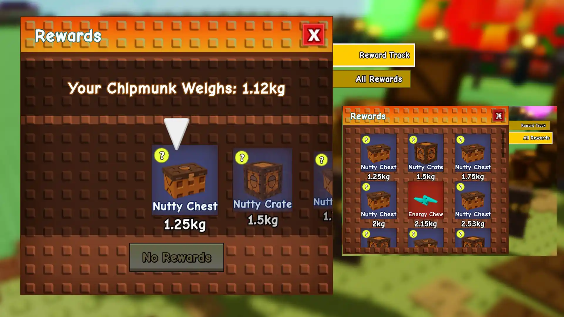 how to get nutty chest grow garden