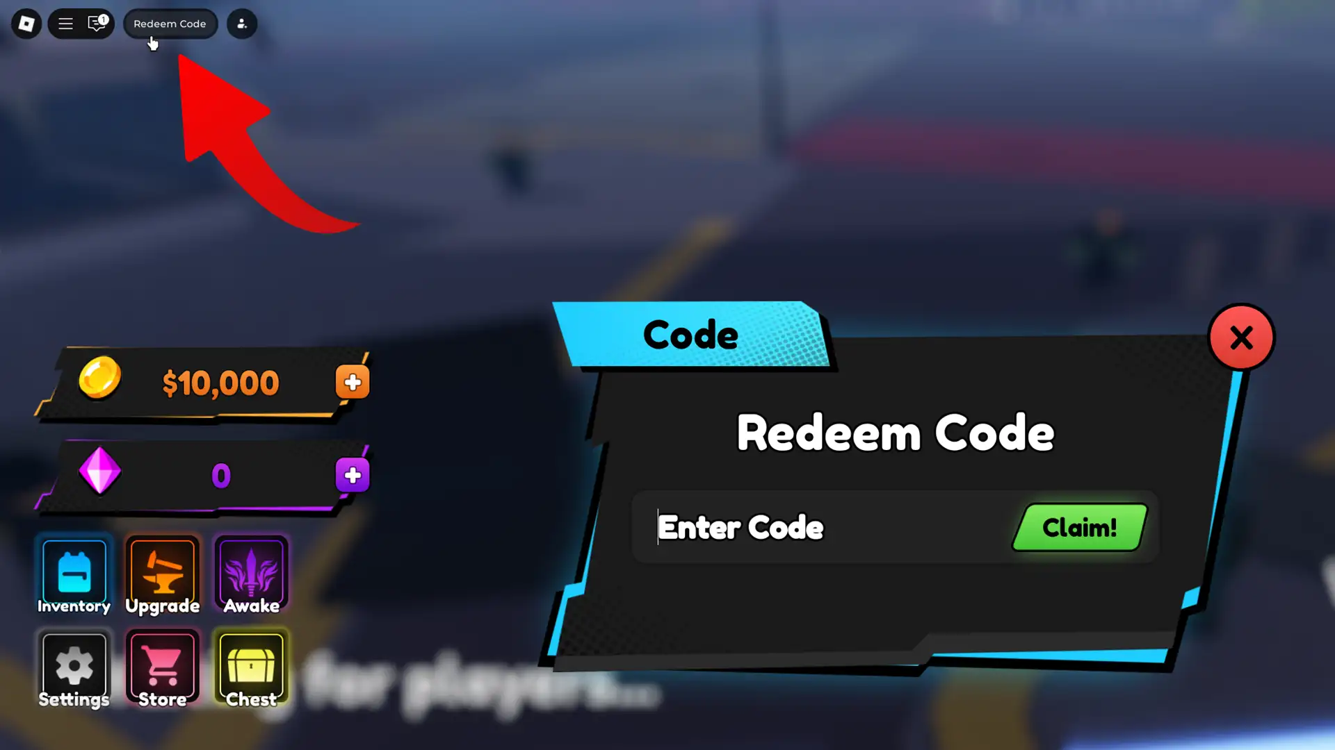 redeem blade x zombies code