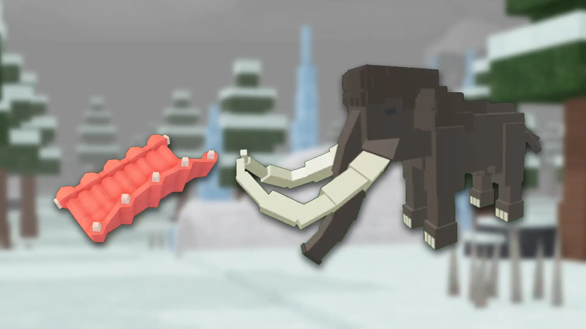 snow biome mammoth drops ribs in 99 nights forest