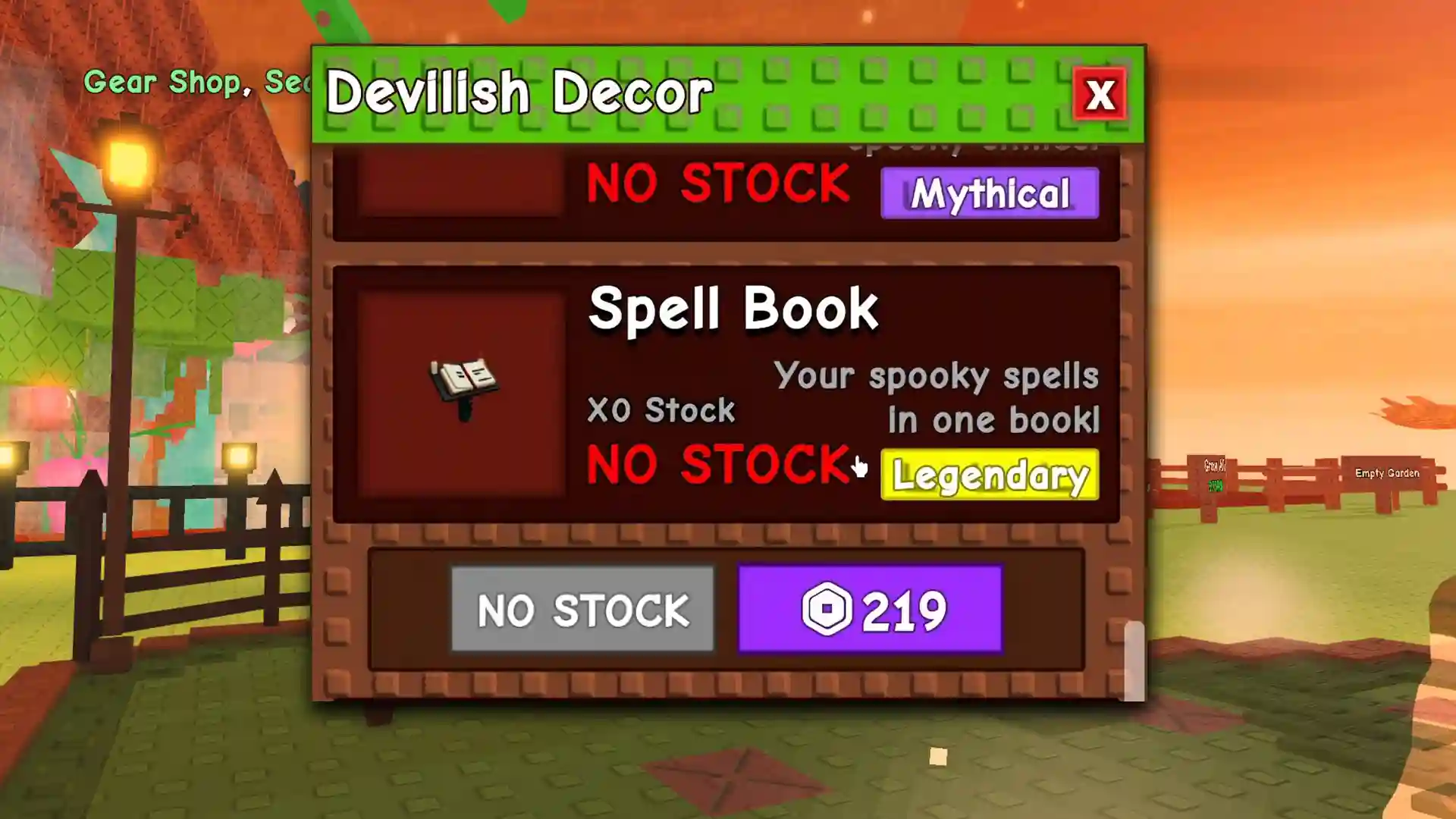 spell book grow garden