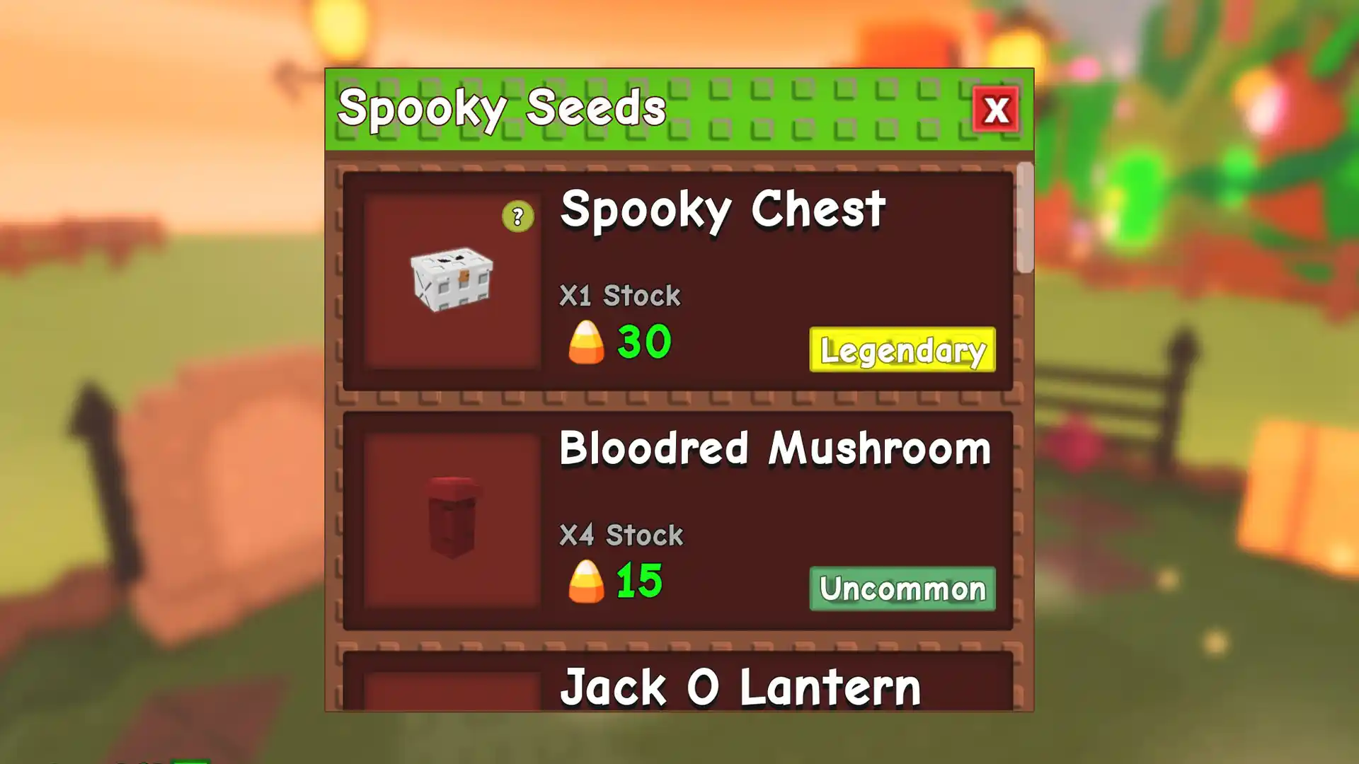 spooky chest cost