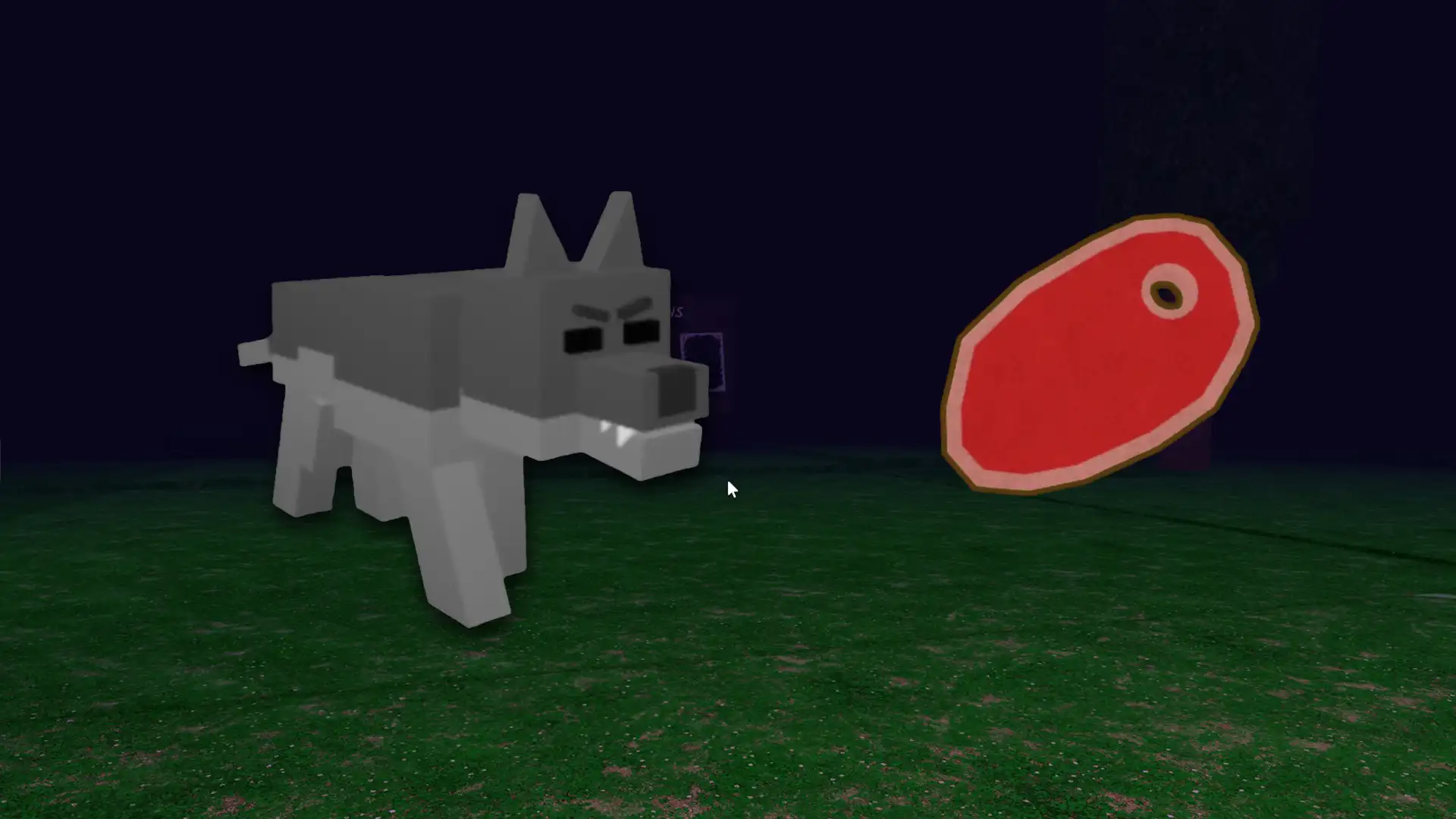 steak for wolf taming