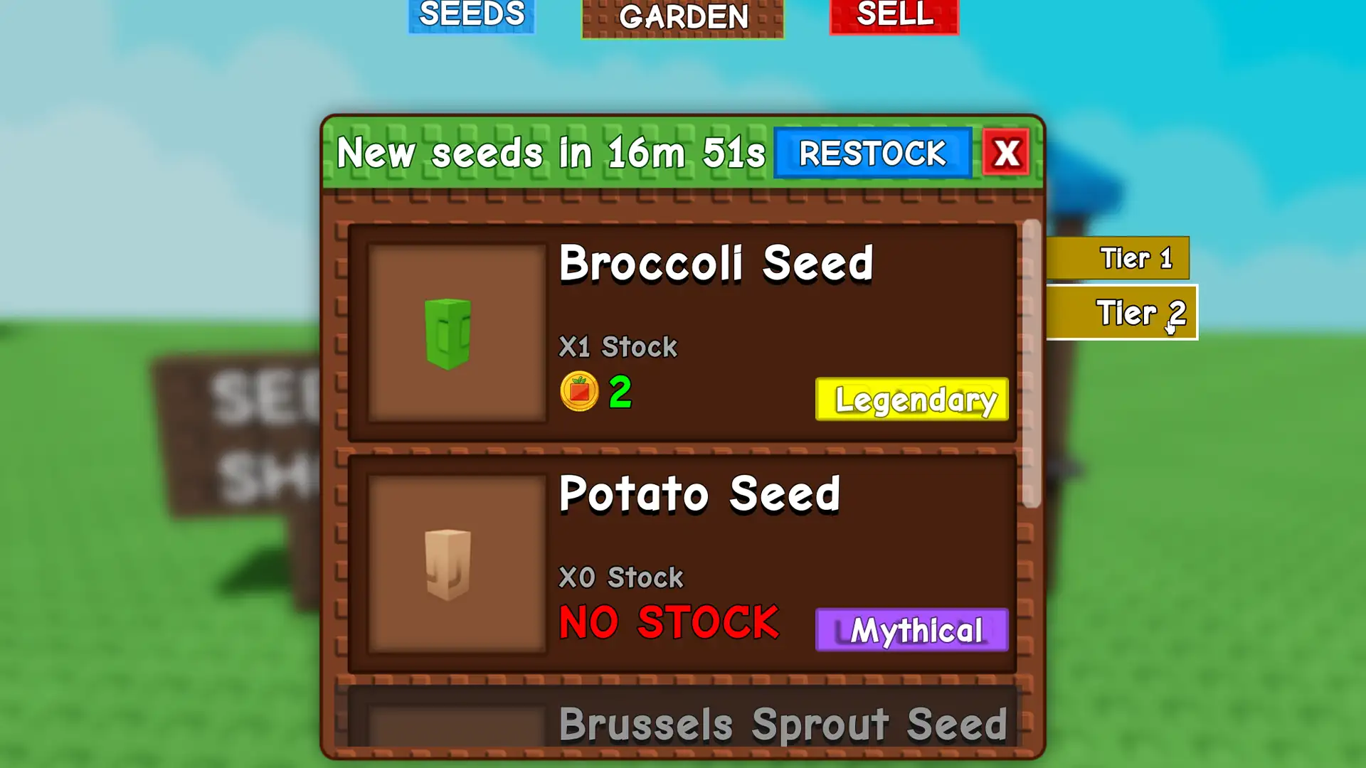 tier 2 friendship seeds grow a garden