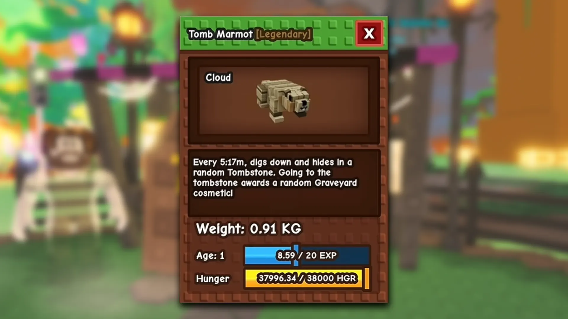 tomb marmot ability
