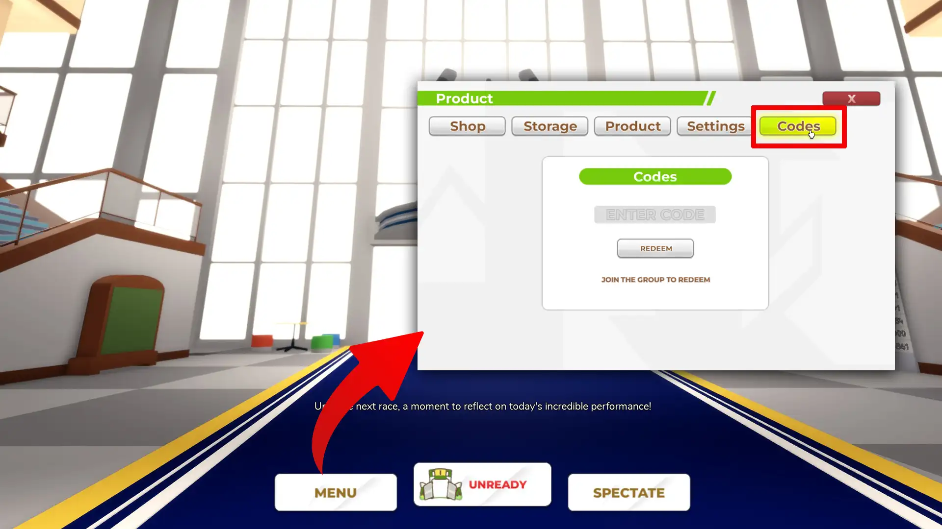 Uma Racing Codes redeem