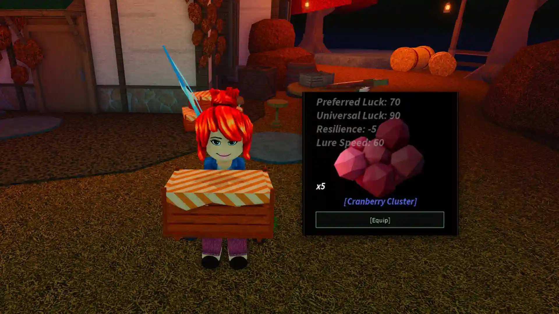 bountiful bait crate for cranberry cluster