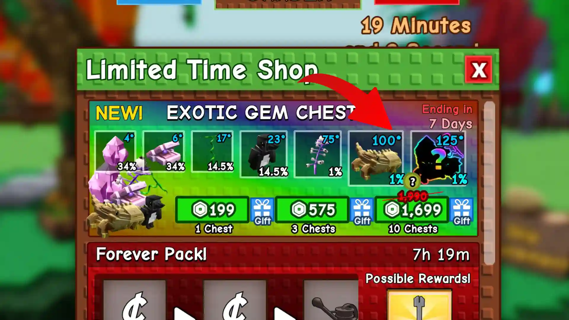 exotic gem chest