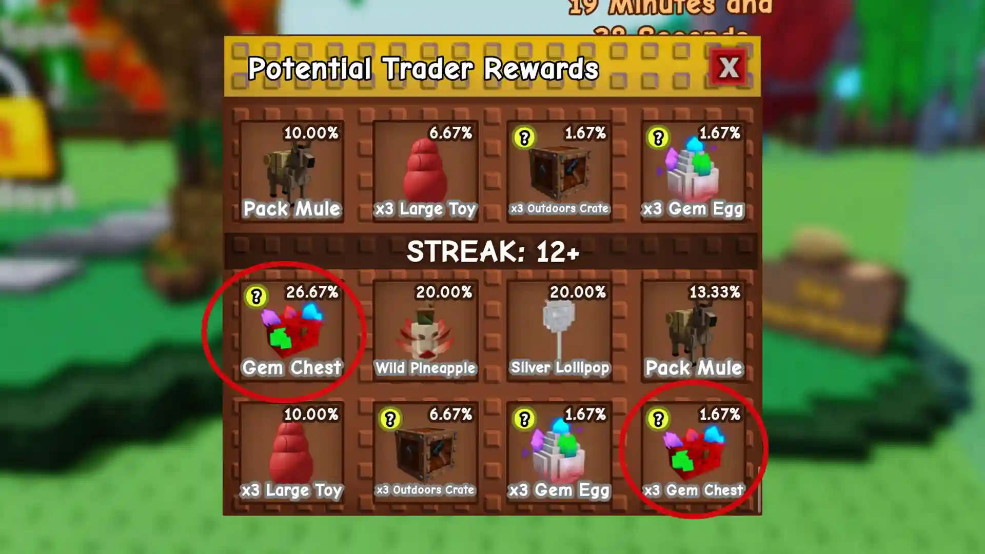 gem chests drop from trader event