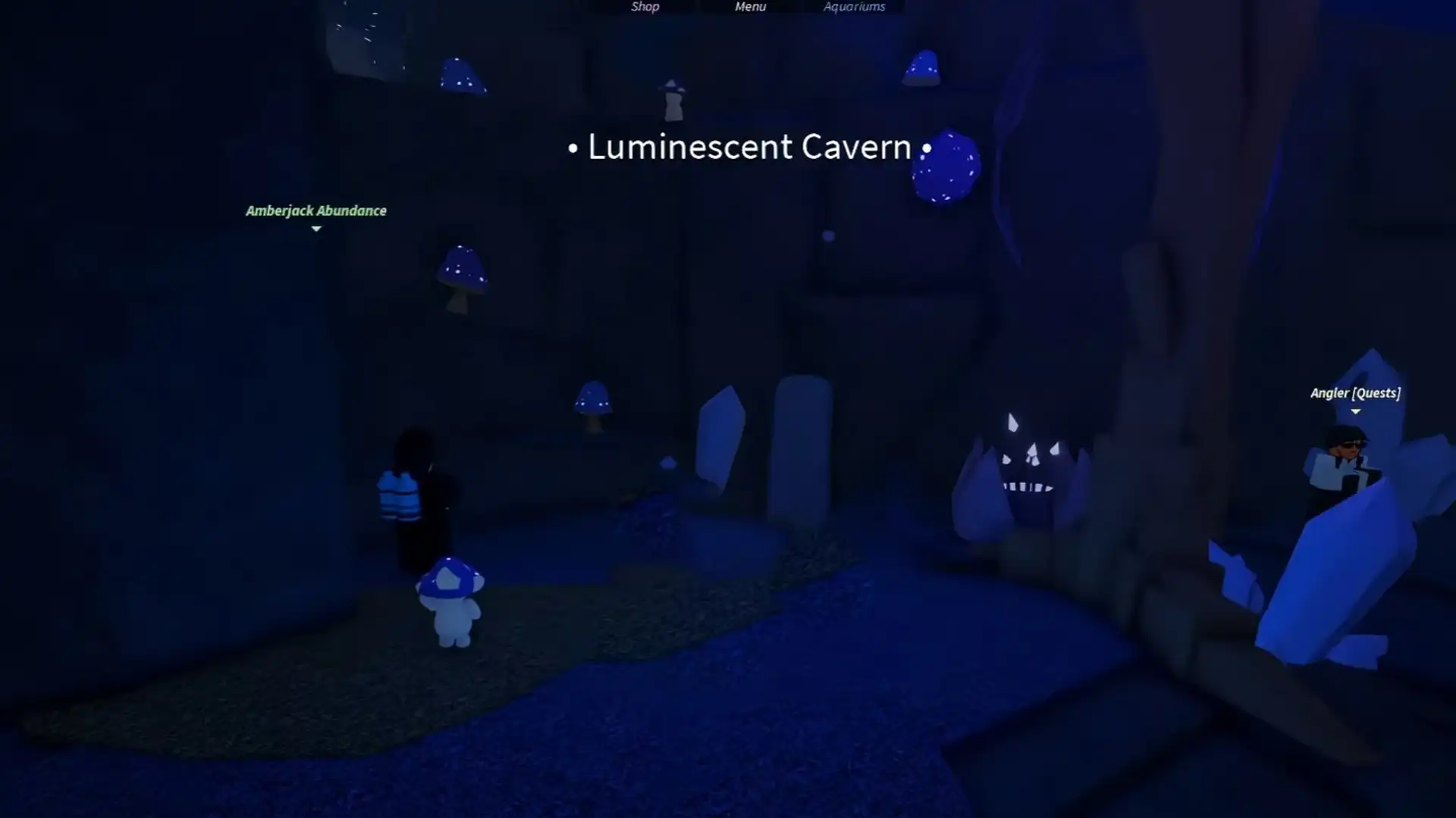 luminescent cavern location