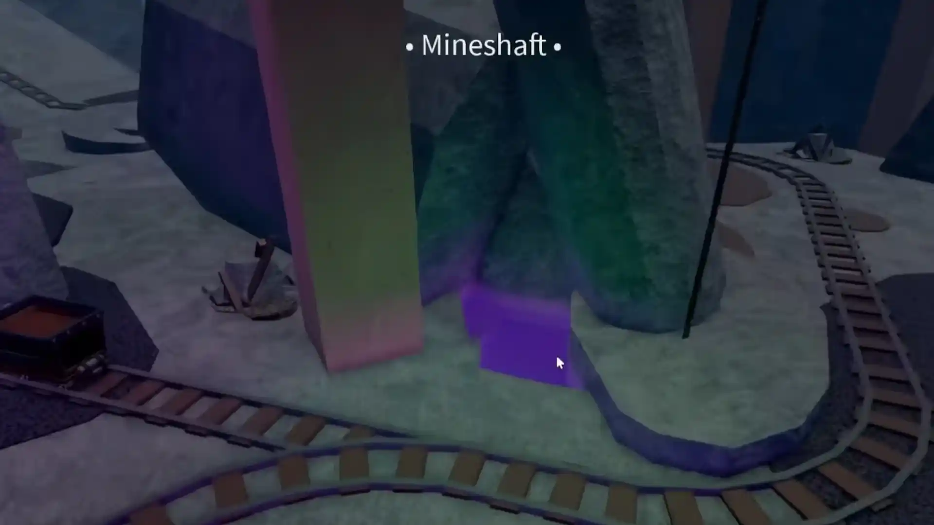 mineshaft in the chasm