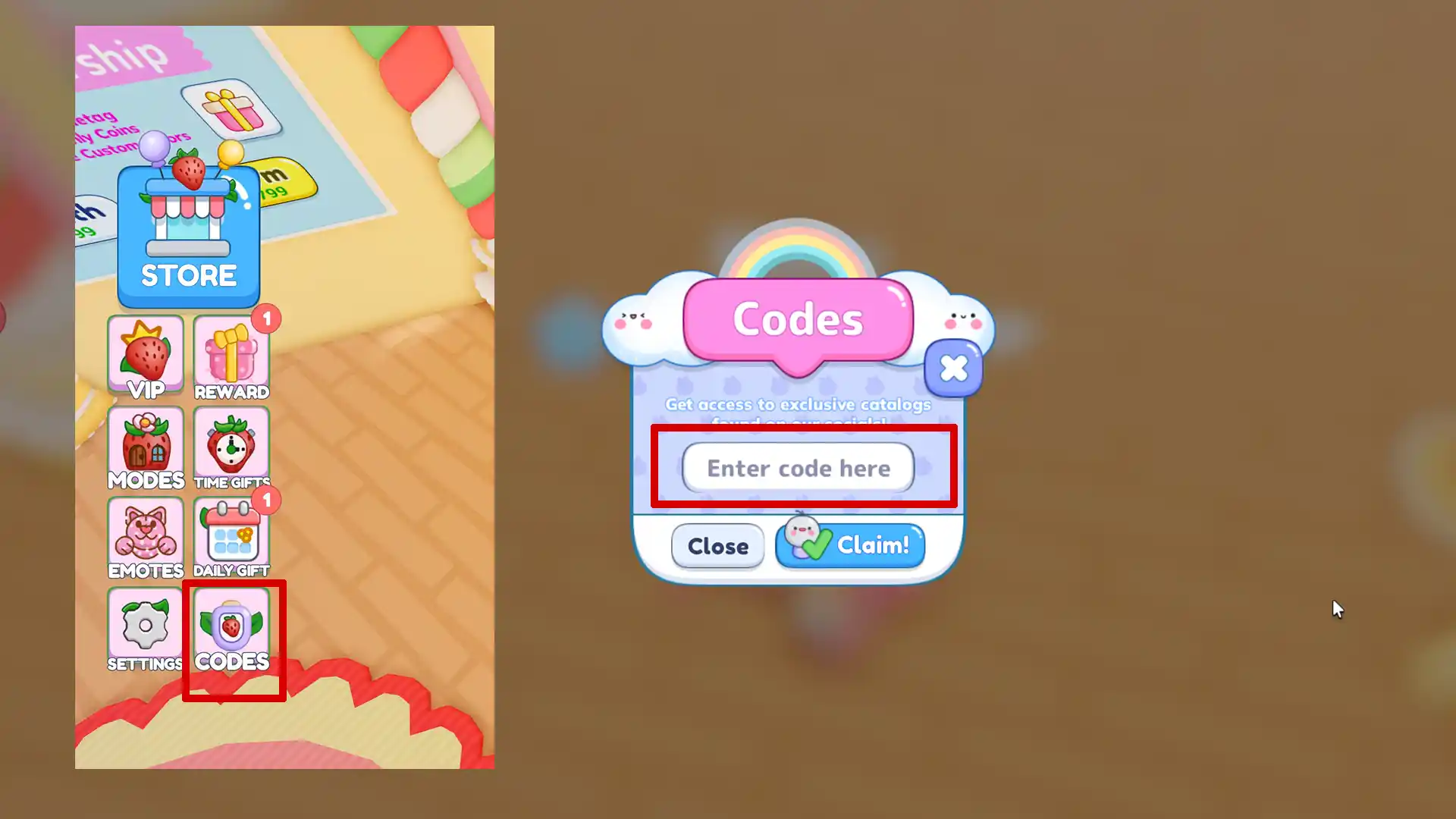 redeem cake off codes